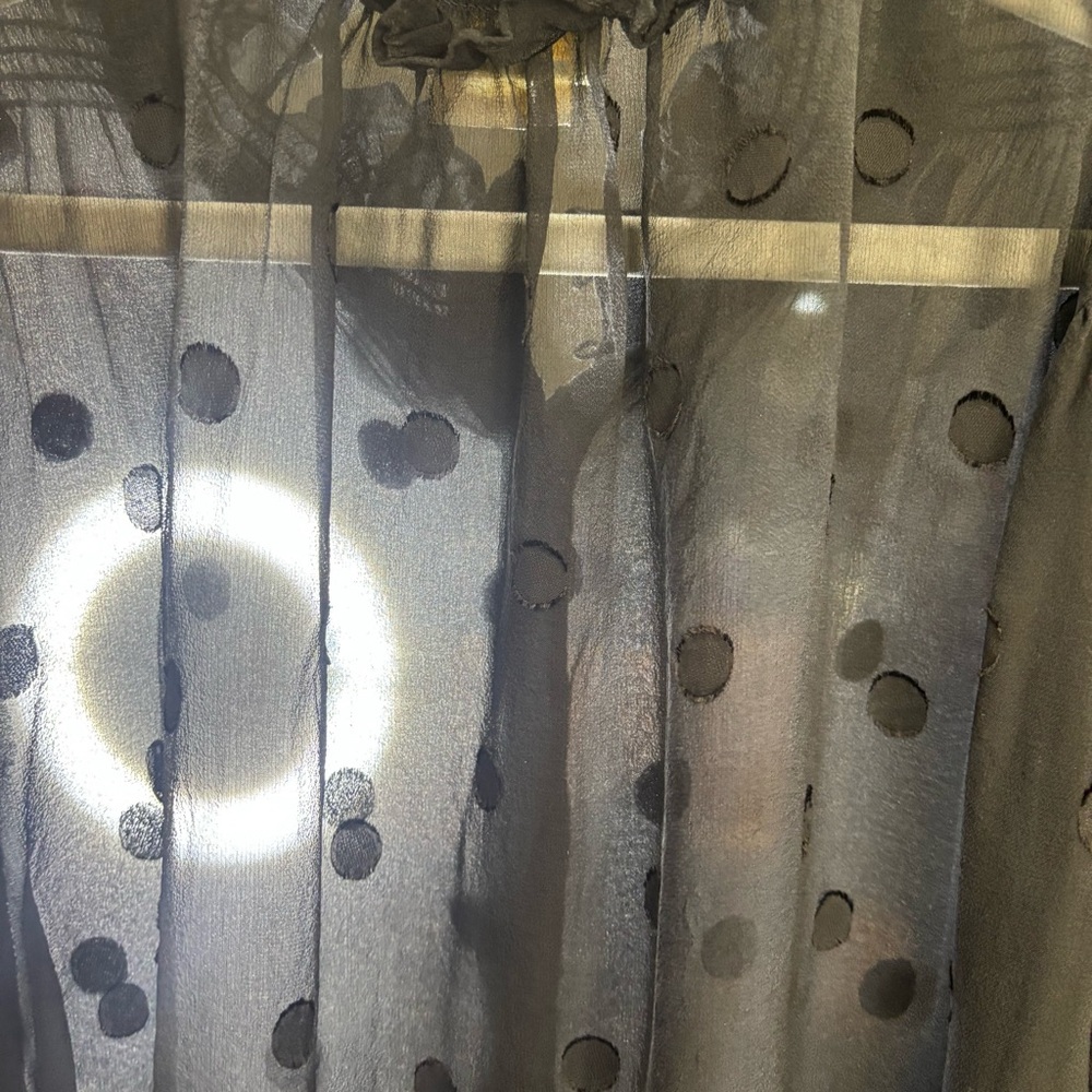 Kate Spade-Women’s Bakery Dot Devore Top, GUC - Picture 10 of 12